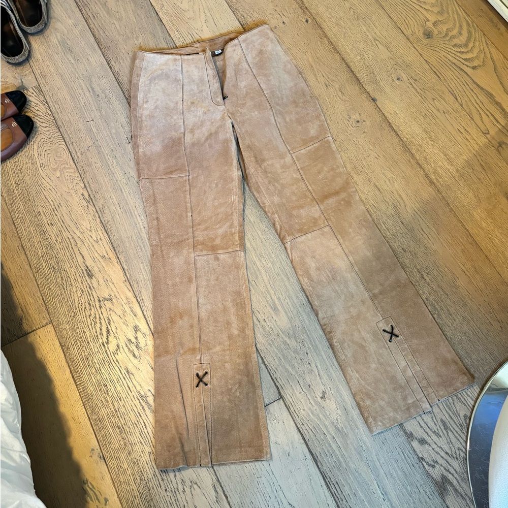 Vintage Genuine Leather Pants